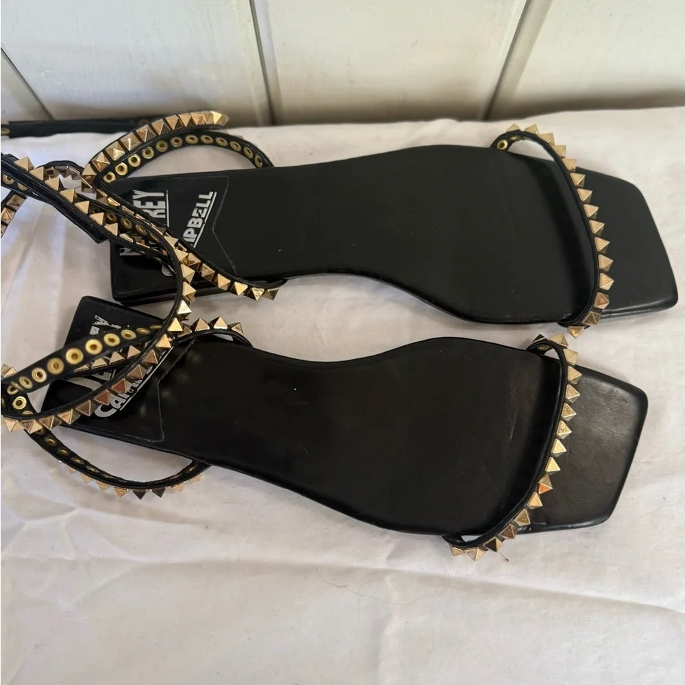 Jeffrey Campbell Luxor Black Sandals